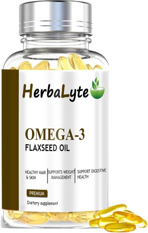 HERBALYTE Advanced Flaxseed extract capsules Omega 369 Advanced  (30 Capsules)