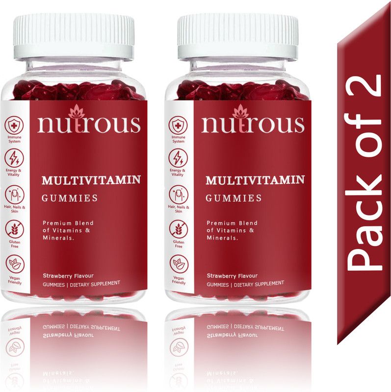 Nutrous Melatonin Gummies Men & Women Sleeping Pills Deep Sleep Supplement (SD40)Premium  (2 x 15 No)