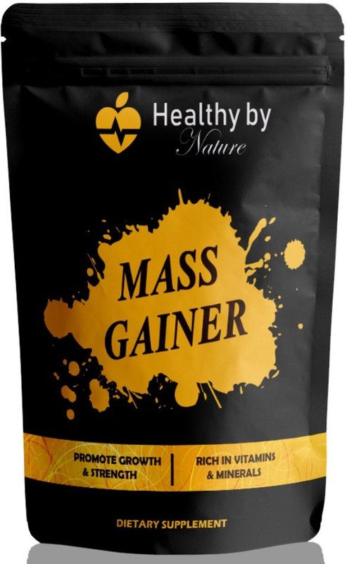 Healthy By Nature Nutrition Super Gainer XXL Weight Gainers/Mass Gainers (S591) Advanced Weight Gainers/Mass Gainers  (500 g, Vanilla Ice Cream)