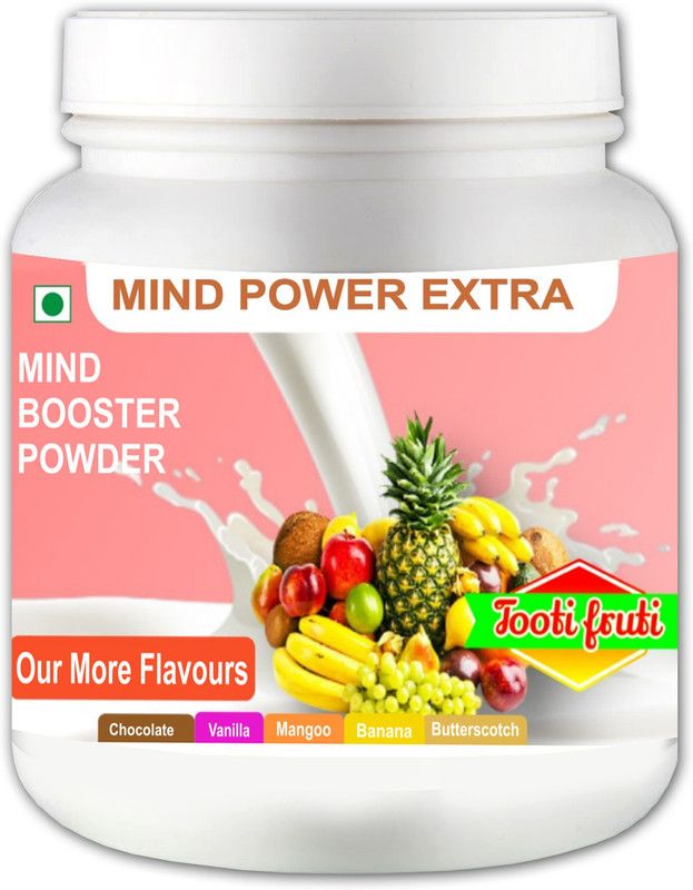 MInd power Extra Memory Booster Powder Kids Nutrition Protein Shake  (200 g, Tuti-Fruti)