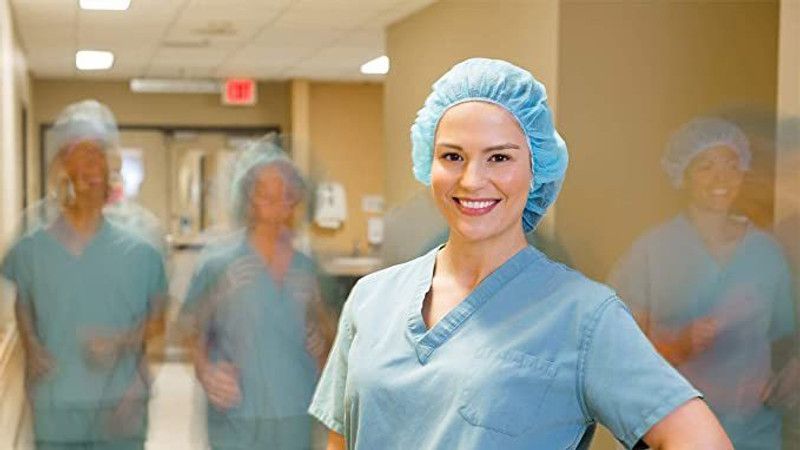 DM India Blue Bouffant Cap Disposable Stretchable for Surgical, Restaurants & Home Use, Surgical Caps/Cooking Caps Blue, Surgical Head Cap  (Disposable)