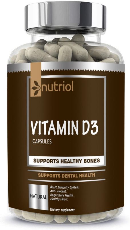 Nutriol Plant Based Vitamin D3 K2 MK7 Supplement Veg Pro  (30 Capsules)