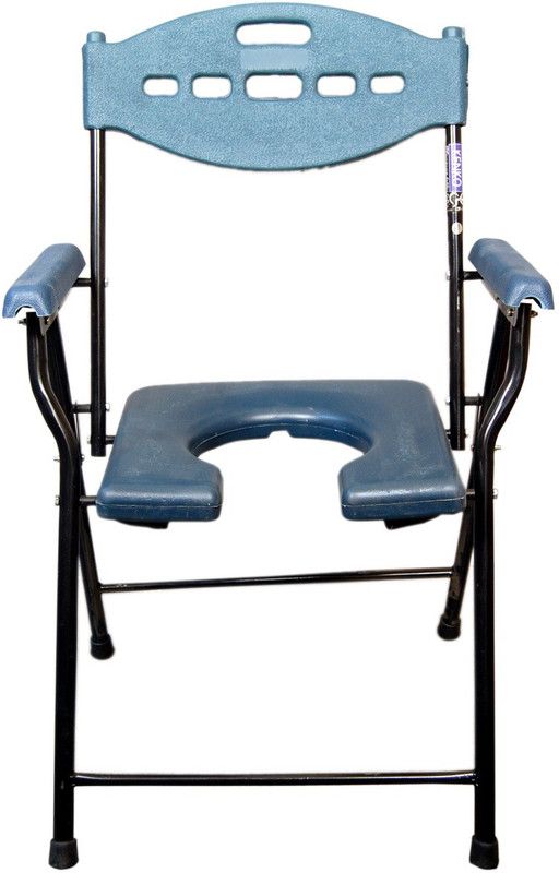 KENKO mobility Commode Shower Chair  (Blue)
