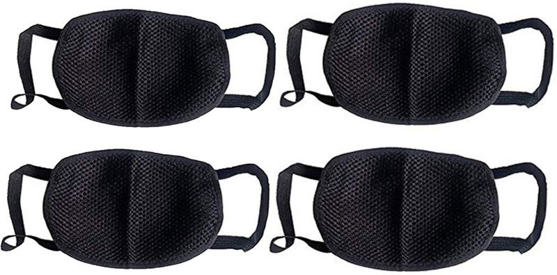 Aafeen Pack of 4 Anti Pollution Face  (Black, Free Size, Pack of 1)