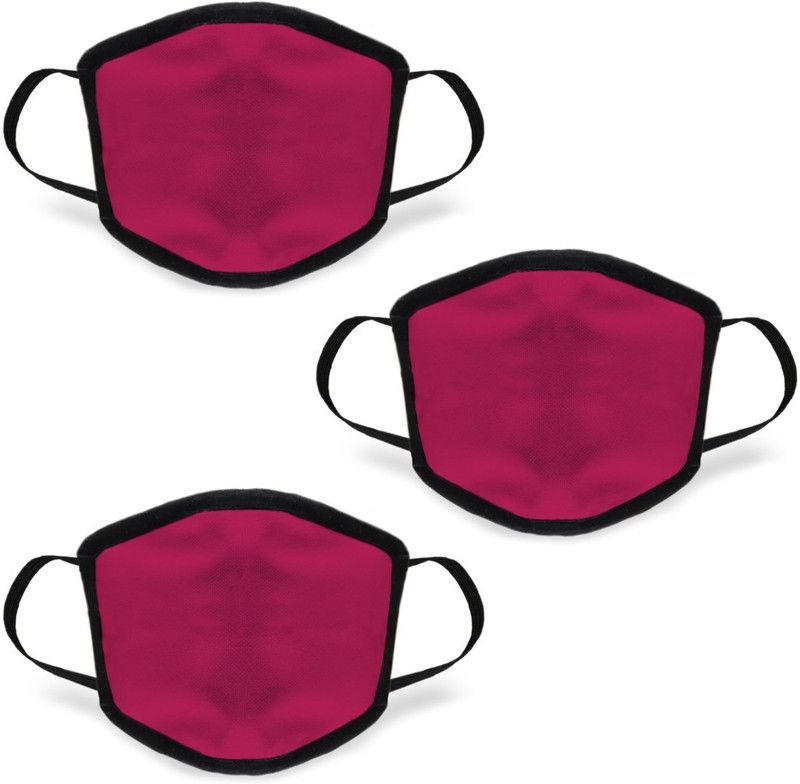 Indigifts PRINTED FASHIONABLE MASK-DMKPMBK03OVMM-SLC20001 Cloth Mask  (Free Size, Pack of 3)