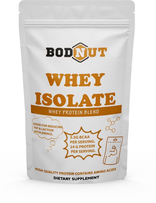 Bodnut 100% Whey Protein Isolate Supplement Powder (OL277) Whey Protein  (1500 g, Cookies & Cream)