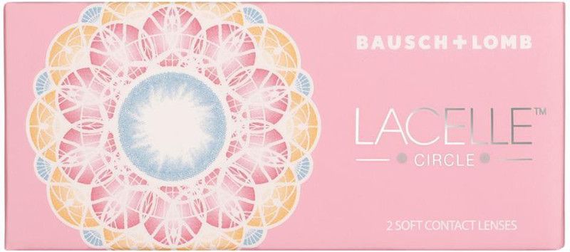 BAUSCH & LOMB Monthly Disposable  (-3.75, Colored Contact Lenses, Pack of 2)