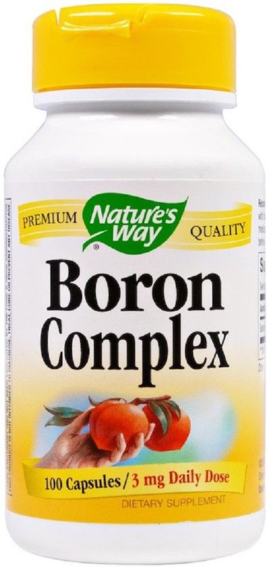 Nature's Way Nature's Way, Boron Complex, 3 mg, 100 Capsules  (100 No)