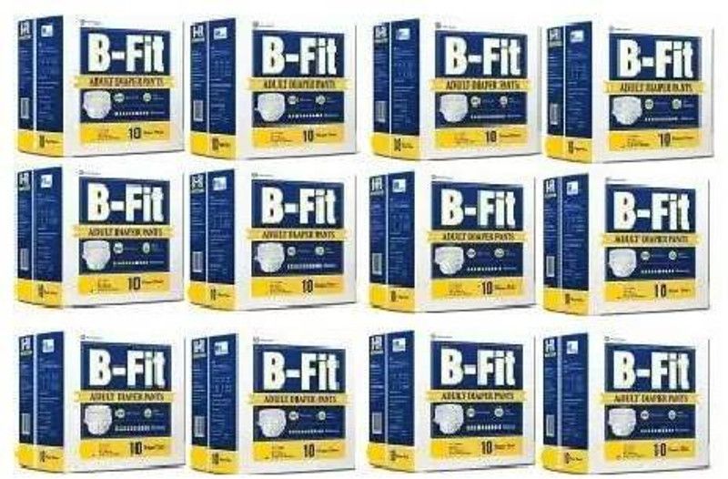 B-FIT Adult Diaper Pull Up Pants XL,(Pack of 12) Adult Diapers - XL  (120 Pieces)