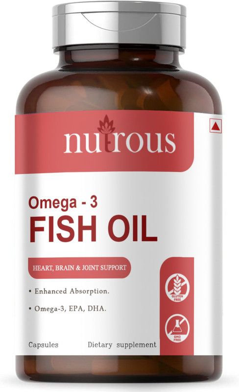 Nutrous Fish Oil (Triple Strength) With 1000Mg Omega 3 (K101)  (60 Capsules)