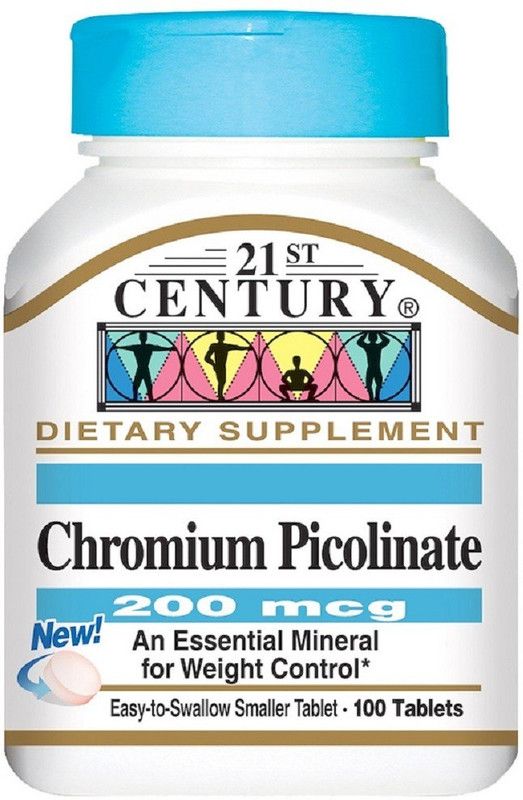 21st Century 21st Century, Chromium Picolinate,  (100 No)