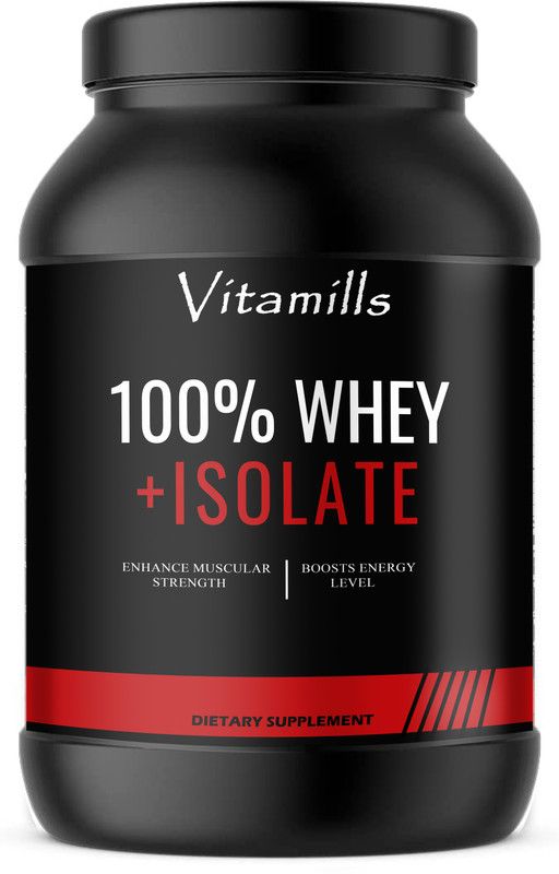 Vitamills Nutrition 100% Whey Protein Isolate Supplement Powder (S287) Advanced Whey Protein  (400 g, Kulfi)