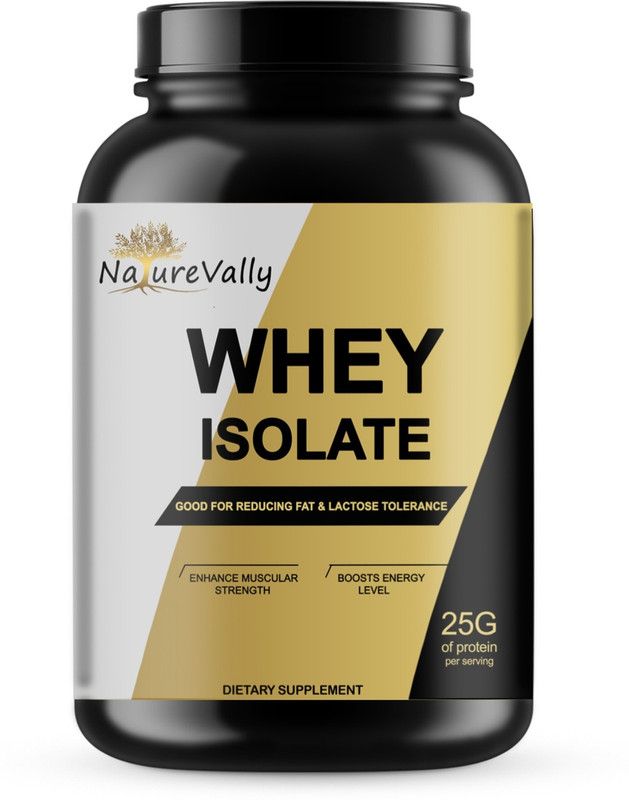 NatureVally 100% Whey Protein Isolate Supplement Powder (S279) Premium Whey Protein  (5000 g, Cookies & Cream)