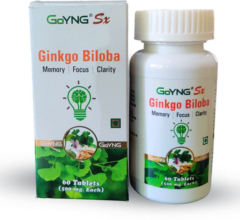 GoYNG Ginkgo Biloba 60 veg tabs  (60 Tablets)