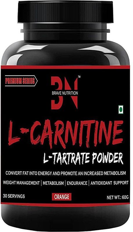 Brave Nutrition L-Carnitine L-Tartrate Powder to Boost Metabolism & Convert Body Fat to Energy  (60 g)