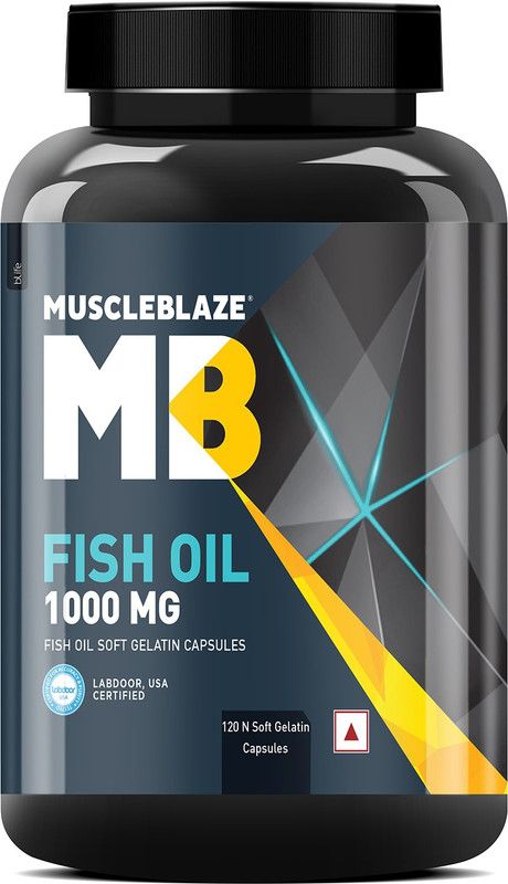 MUSCLEBLAZE Omega 3 Fish Oil 1000 mg  (120 No)