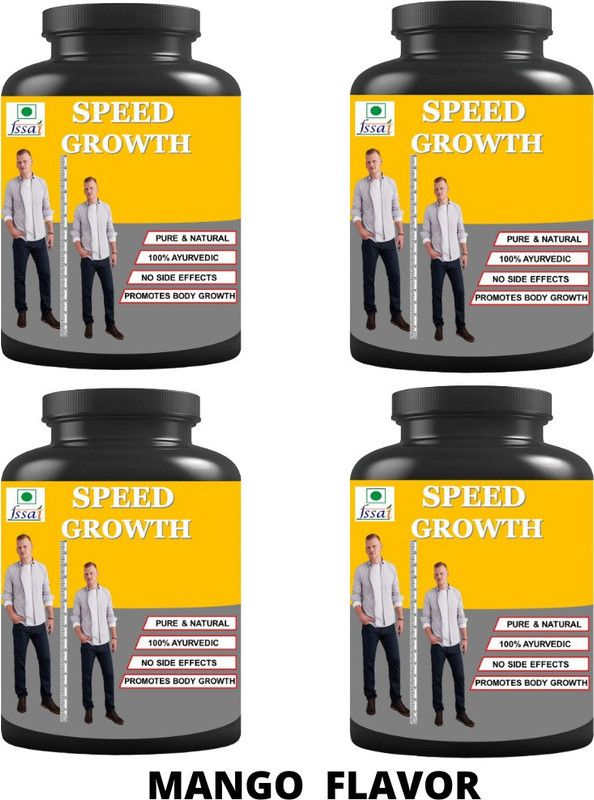 Zemaica Healthcare Speed Growth Mango Flavor Pack of 4  (4 x 100 g)
