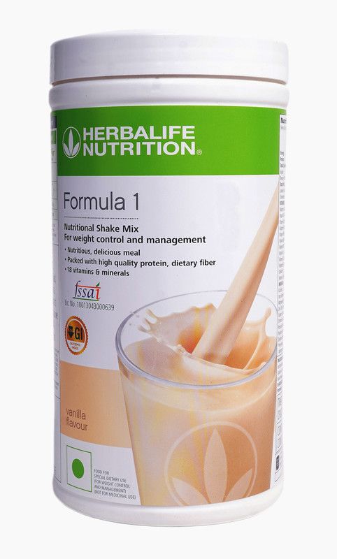 HERBALIFE Formula 1 Nutritional Shake Mix-French Vanilla Flavor For Weight Loss Protein Shake  (500 g, Vanilla Cream)