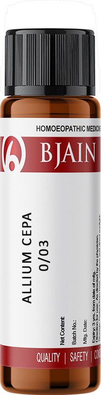 Bjain Allium Cepa 0/03 LM Globules  (6 g)