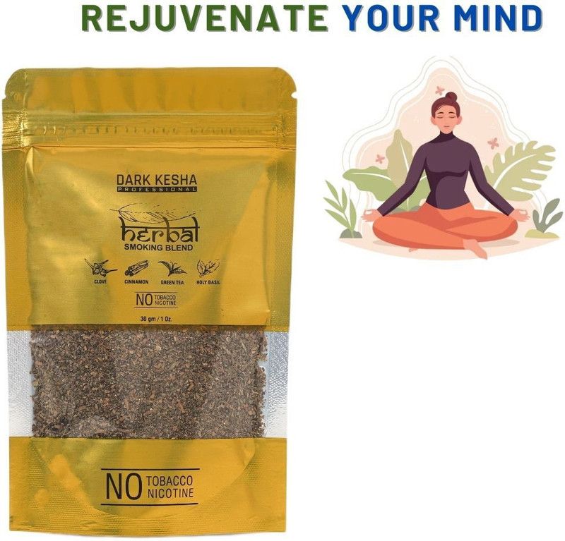 Dark kesha 30Gm Smoke Ayurvedic & Herbal Blend, Clove Flavour Tobacco Free Blend Smoking Cessations  (Pack of 1)