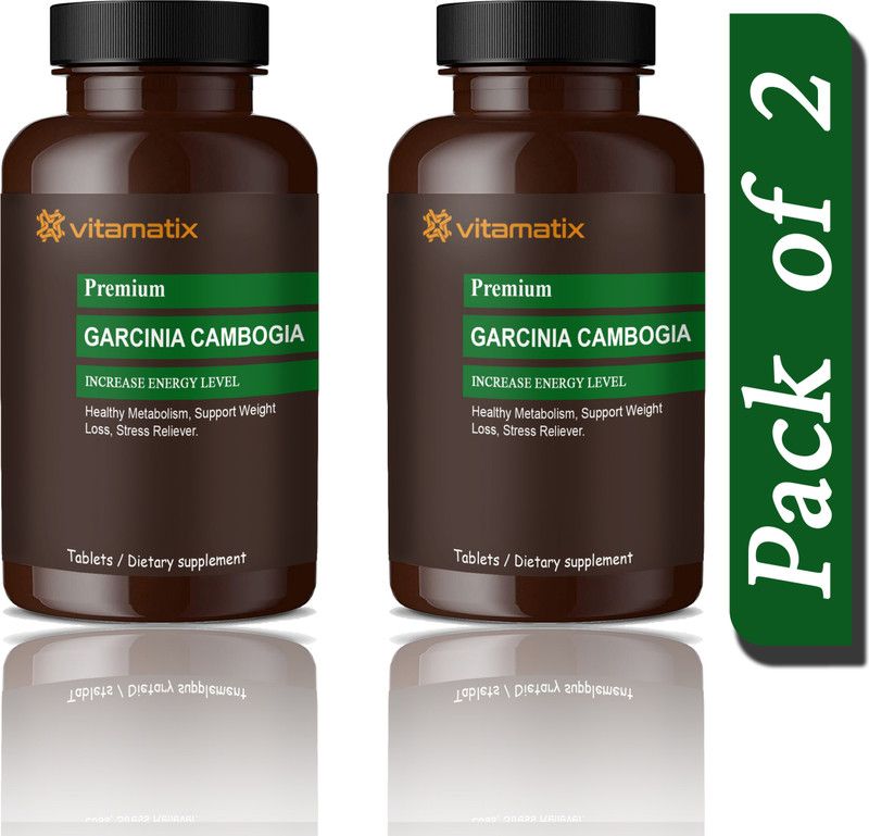 Vitamatix 100% Natural & Garcinia Cambogia Extract Tablets (H200)  (120 Tablets)