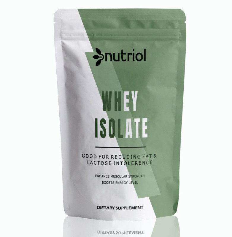 Nutriol 100% Whey Protein Isolate Supplement Powder (S739) Whey Protein  (5000 g, Strawberry)