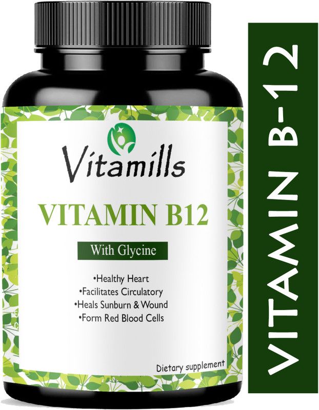 Vitamills Organic B Complex Vitamins B12 and Biotin (Natural)  (30 Capsules)