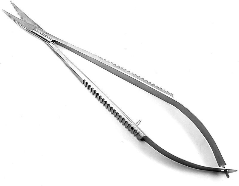 Crystodent Surgical Straight Castroviejo Scissors - Sutures & GP Cutter Straight Operating Scissors  (Sharp/Sharp Blades)