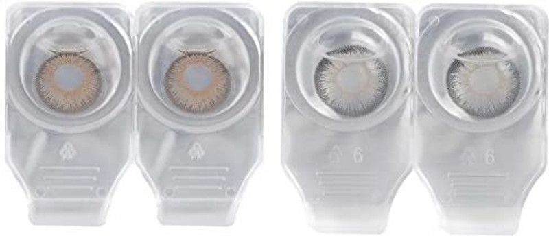 Elitz Monthly Disposable  (0, Colored Contact Lenses, Pack of 2)