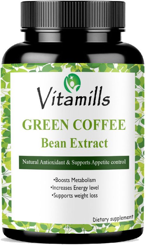 Vitamills Green Coffee Bean Extract 800mg for Weight Loss Capsule Pro  (30 Capsules)