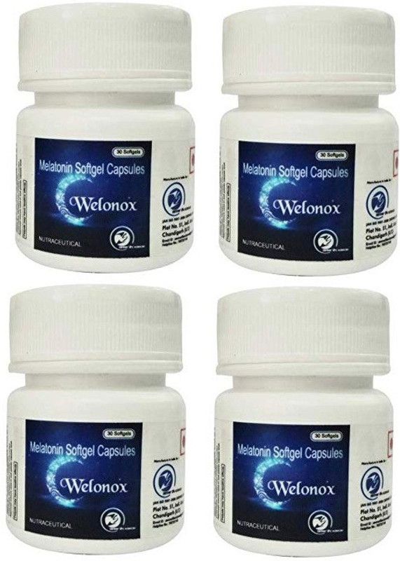 Welonox Capsules For Deep Sleep – Sleeping Pills – Sleep Support Capsules (Pack Of 4)  (4 x 30 Capsules)