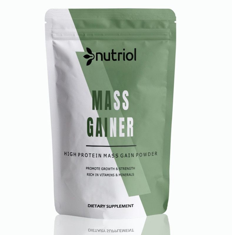 Nutriol Super Gainer XXL Weight Gainers/Mass Gainers (S591) Pro Weight Gainers/Mass Gainers  (500 g, Vanilla Ice Cream)