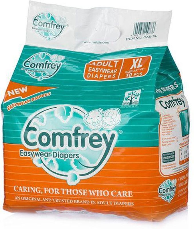 Comfrey Easy Wear Adult Diapers - XL  (10 Pieces)