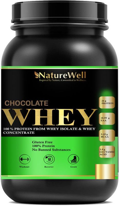 Naturewell Gold Standard 100% Protein Powder Whey Protein Ultra(AS1387) Whey Protein  (350 g, Chocolate)