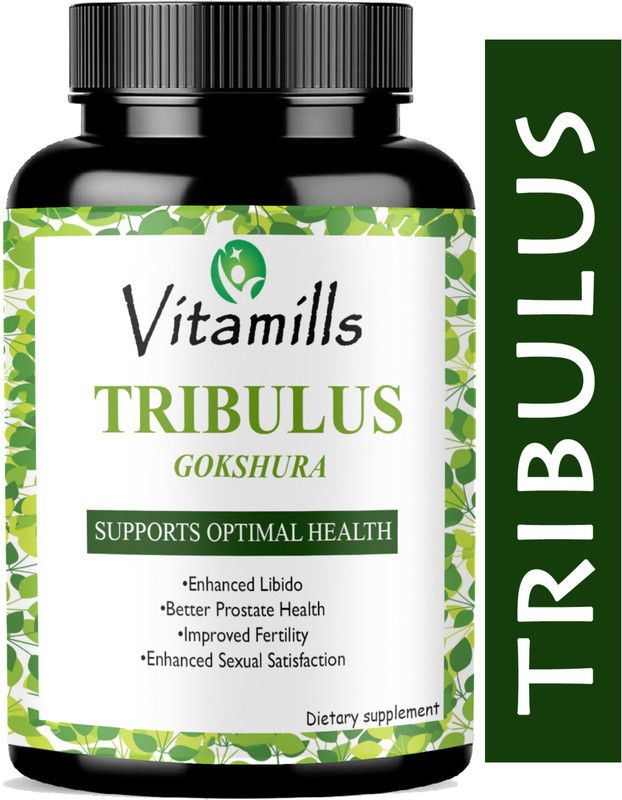 Vitamills Tribulus Terrestris Pro Testosterone Booster (Gokshura)(Pro)  (30 Capsules)