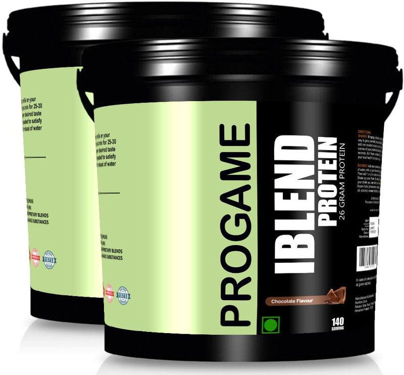 Progame Iblend Protein - 9.4lbs - of 2 Protein Blends  (9.4 pounds, Chocolate)