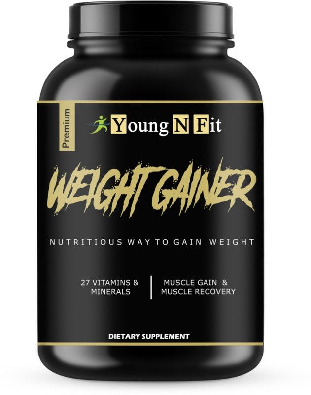 Young N Fit Super Gainer XXL Weight Gainers/Mass Gainers (S225) Pro Weight Gainers/Mass Gainers  (500 g, Mango)