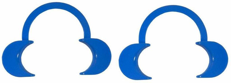 Dentosmile Dental Flexi Eco Cheek / Lip Retractor C-Shape Mouth Opener Size Medium (Blue) (2) Hand Held Retractor  (Dental, Lip)