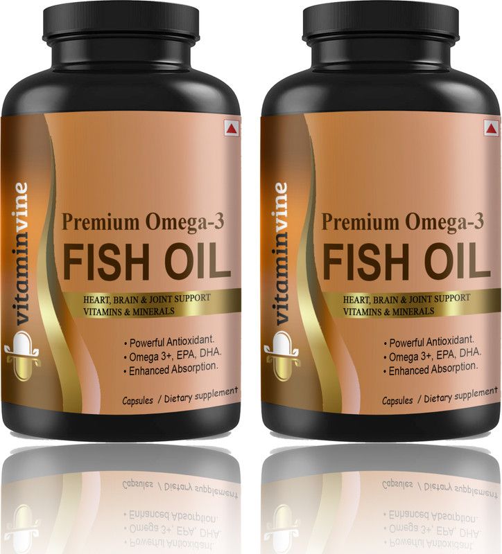 Vitaminvine Fish Oil (Triple Strength) With 1000Mg Omega 3 (S242)  (2 x 60 Capsules)