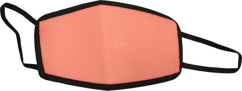 Utkarsh Orange Color Anti Pollution Face Mask Covers Mouth and Nose for Boys and Girls  (Free Size, Pack of 1)