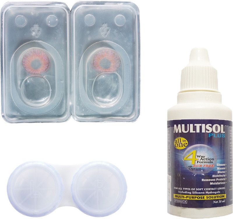 CRYSTAL Quaterly Disposable  (0, Colored Contact Lenses, Pack of 1)