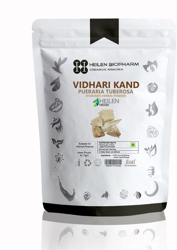 HEILEN BIOPHARM Vidarikand Herbal Powder 100 Gram Pueraria tuberosa India Kudzu  (100 g)