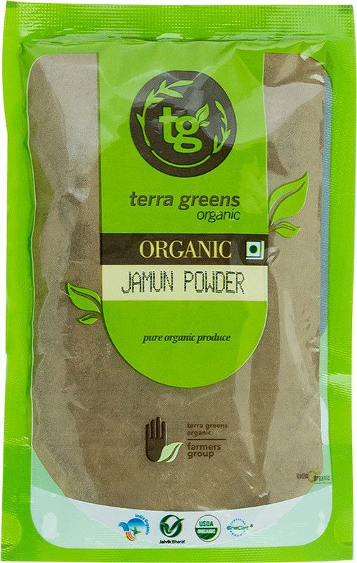 TerragreensOrganic Jamun Powder, Pack of 100 gms each  (2 x 100 g)