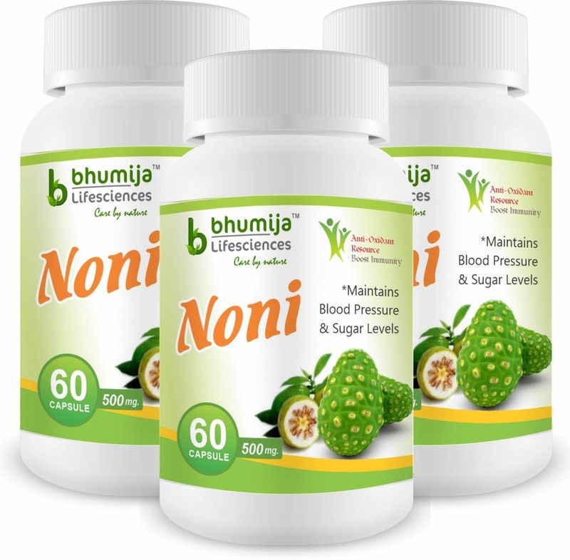 Bhumija Lifesciences Noni Gold Cap 60's (Pack of Three)  (3 x 60 No)
