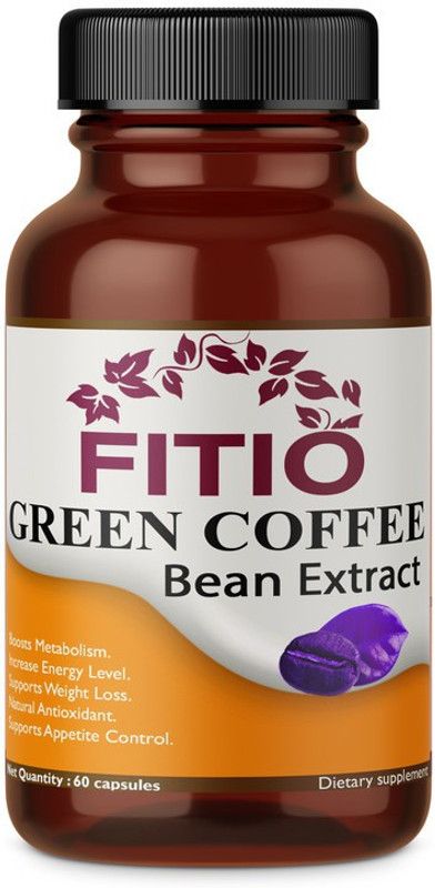 FITIO Pure Green Coffee Bean Extract Capsules Supplement  (60 No)