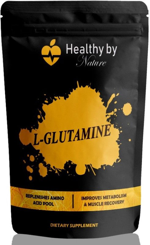 Healthy By Nature Nutrition Pure 100% L-Glutamine - Glutamine (S533) Ultra Glutamine  (500 g, Unflavored)