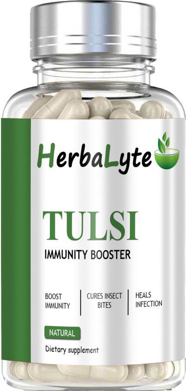HERBALYTE Tulsi Immunity Booster Capsules for Men & Women Premium  (30 Capsules)