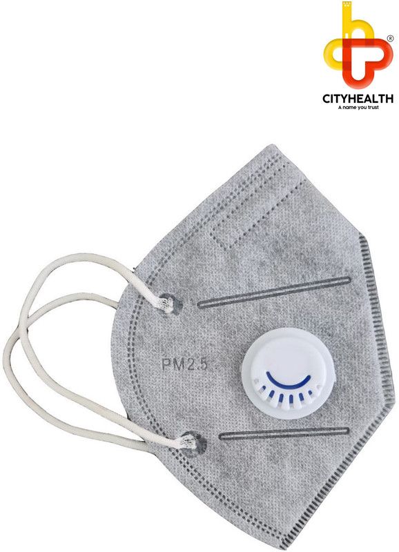 Cityhealth Virus Protection N95 with Valve for Easy Breathing Day to Day Reusable  (Free Size, Pack of 1)