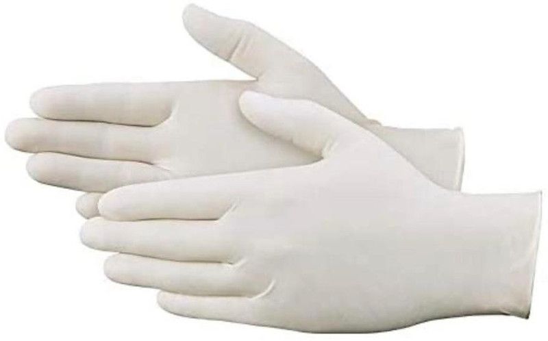Accu Life Acfe Medical Examination Glove Pack of 50 Rubber Examination Gloves  (Pack of 100)