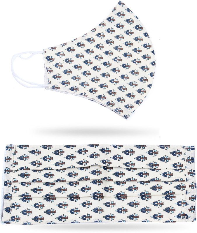 Soso S49 Reusable, Washable Cloth Mask  (Multicolor, Free Size, Pack of 2)